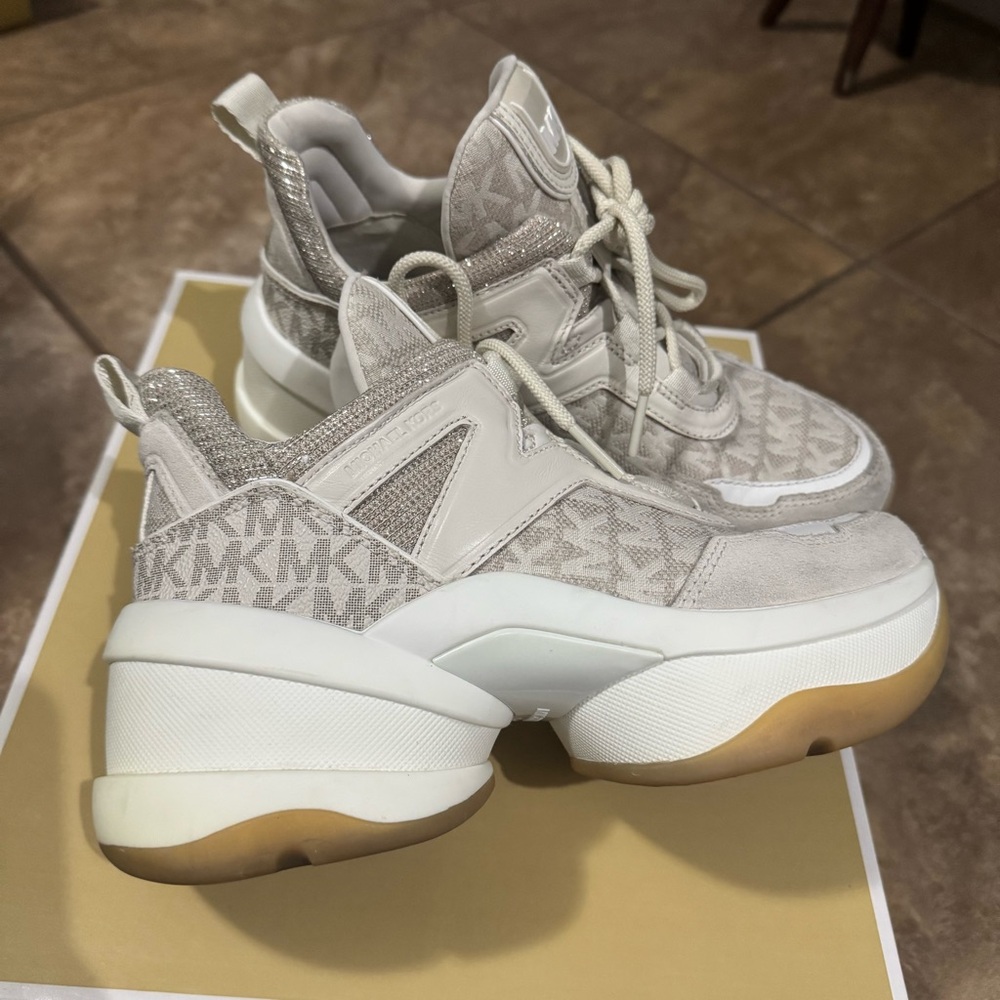 Michael Kors Olympia Trainer Sneakers - Picture 8 of 13